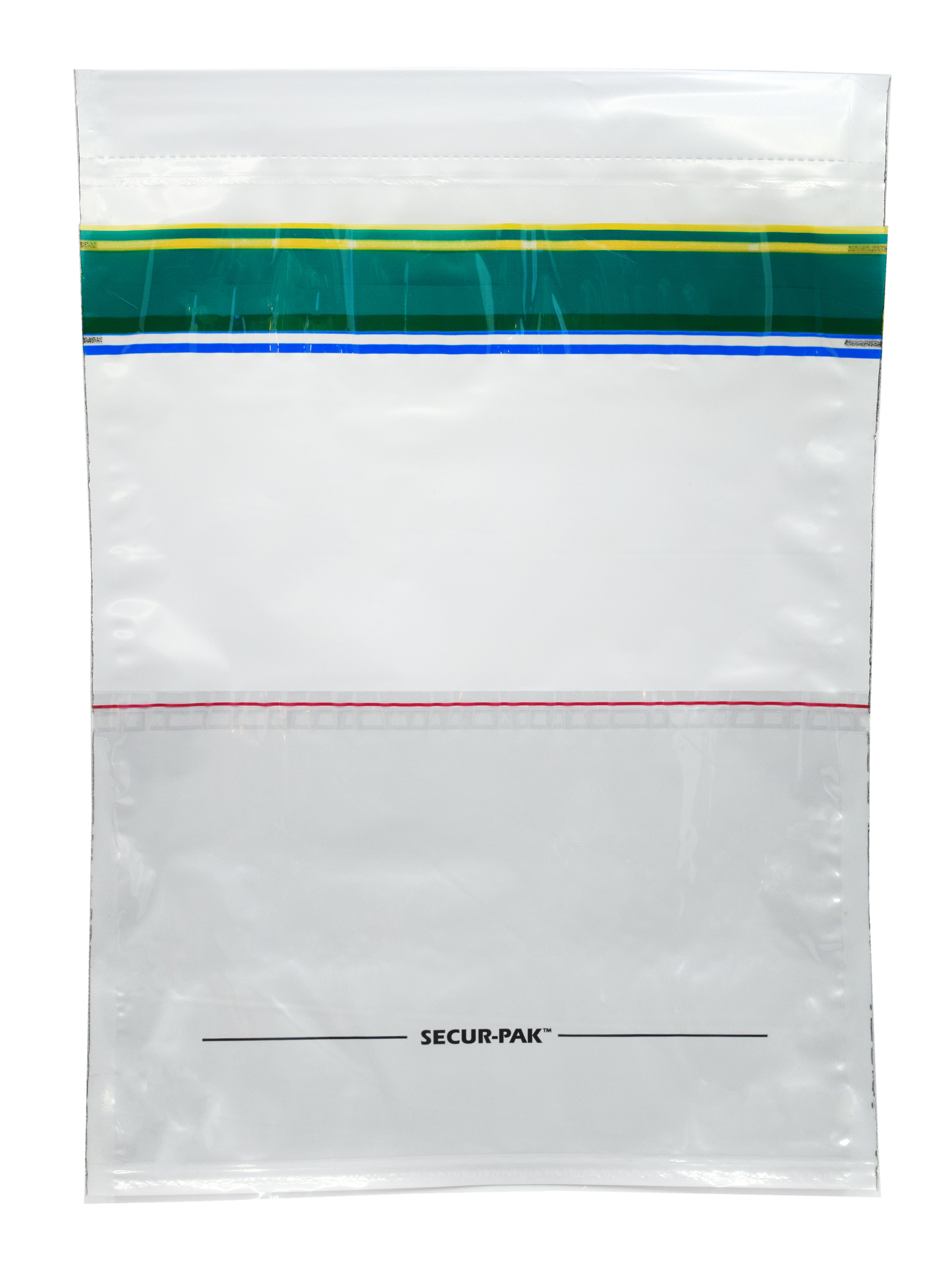 Premium Tamper-Evident Opaque White Security Bags with Pocket, 12 x 16", 100-Pack