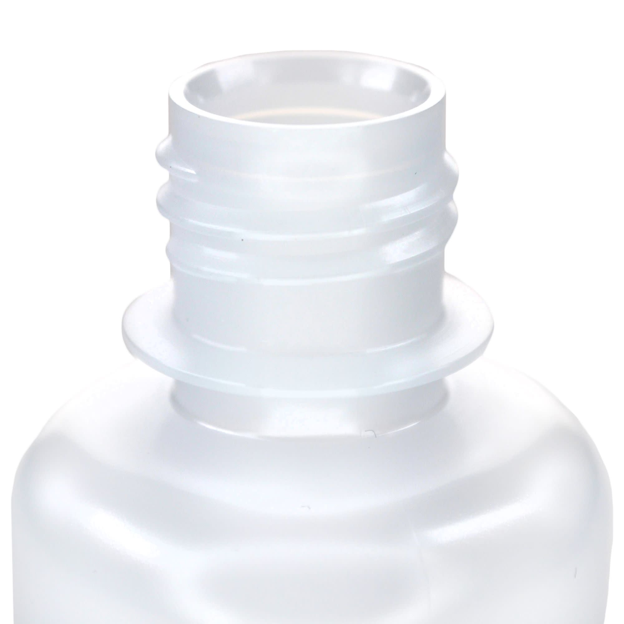 12-Pack Translucent Narrow Mouth LDPE Reagent Bottles with PP Caps, 60mL, -100 to 80°C