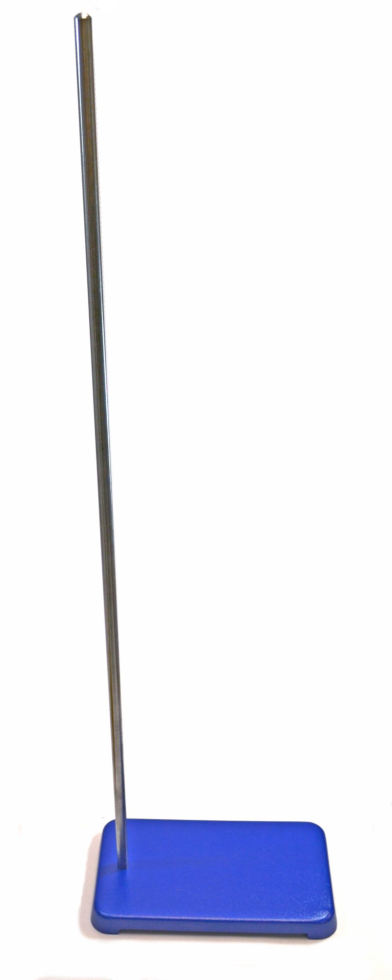 Rectangular Cast Iron Retort Base and Rod Set, 11"x6"