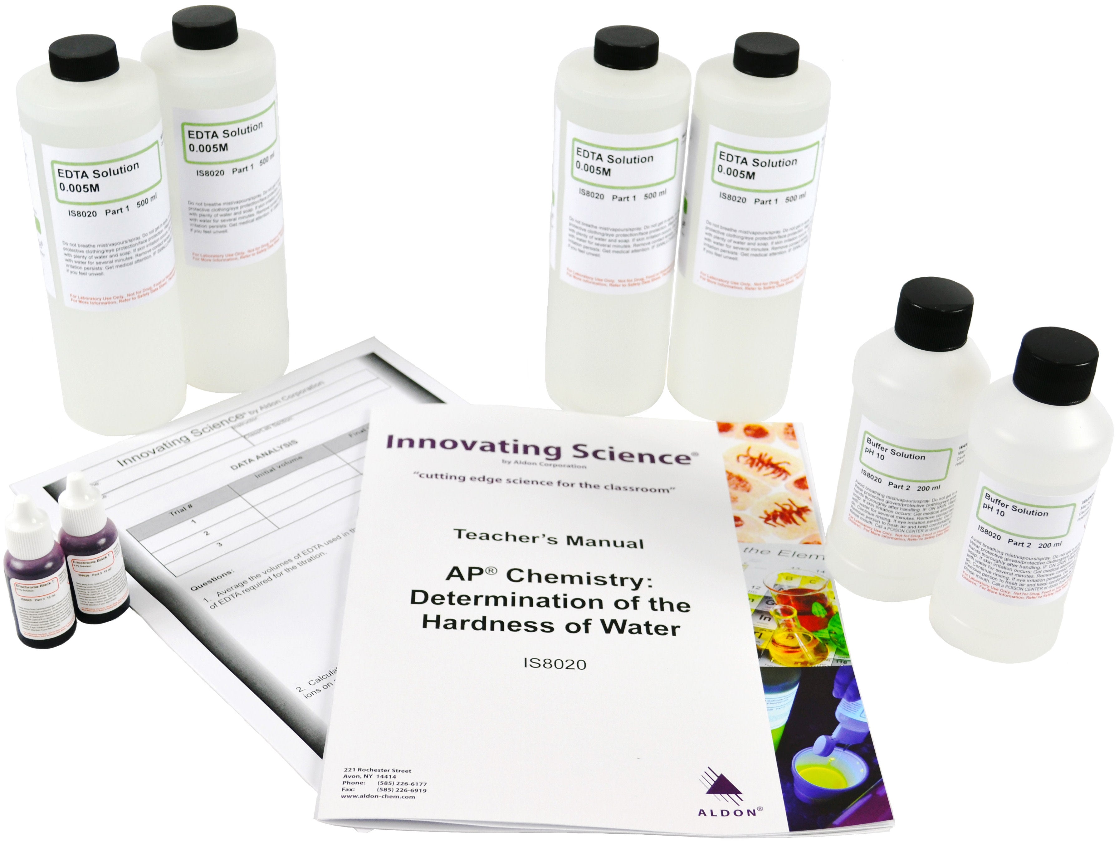 Water Hardness EDTA Titration AP Chemistry Kit
