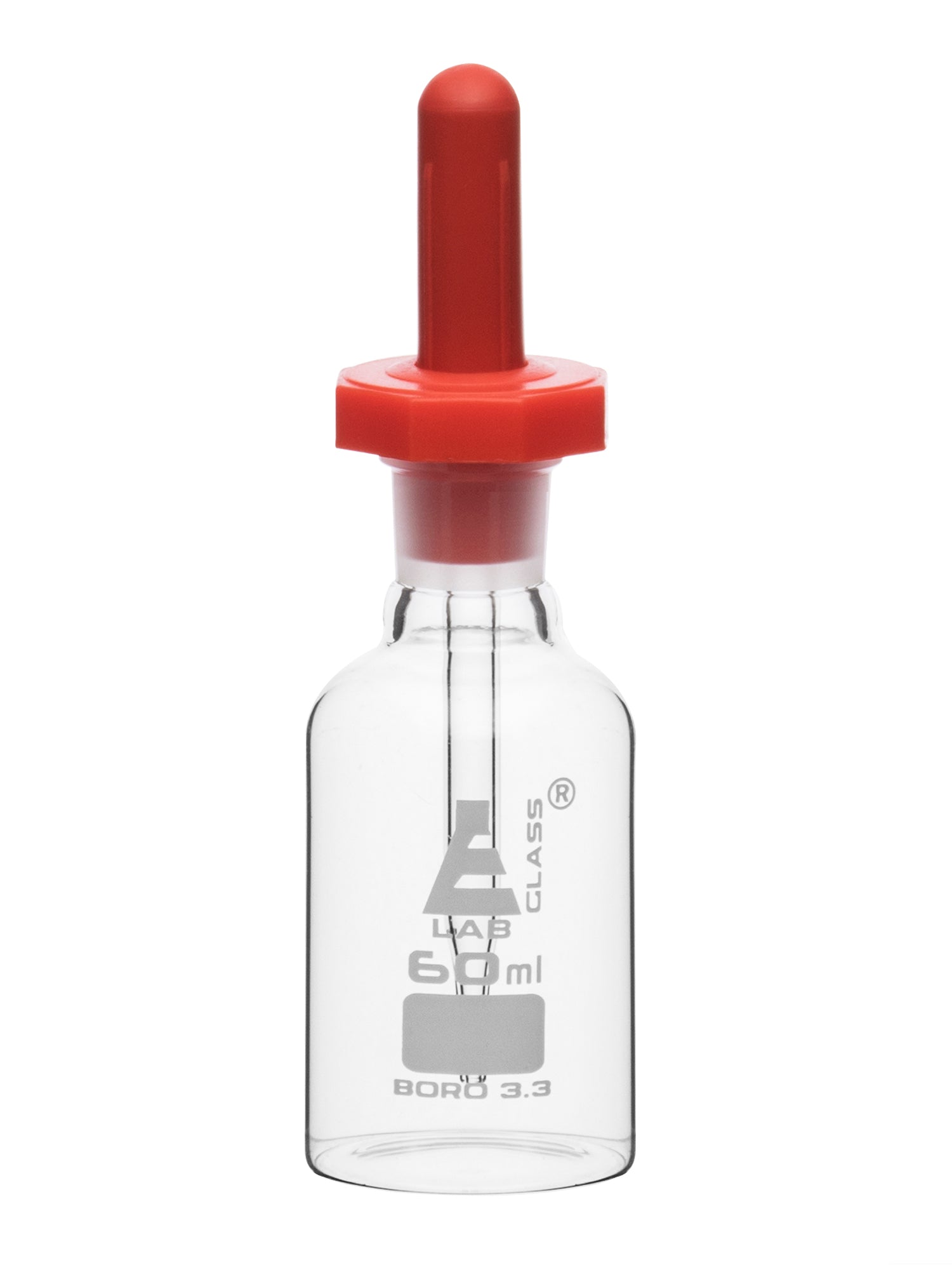Borosilicate Glass Dropping Bottle, Octagonal