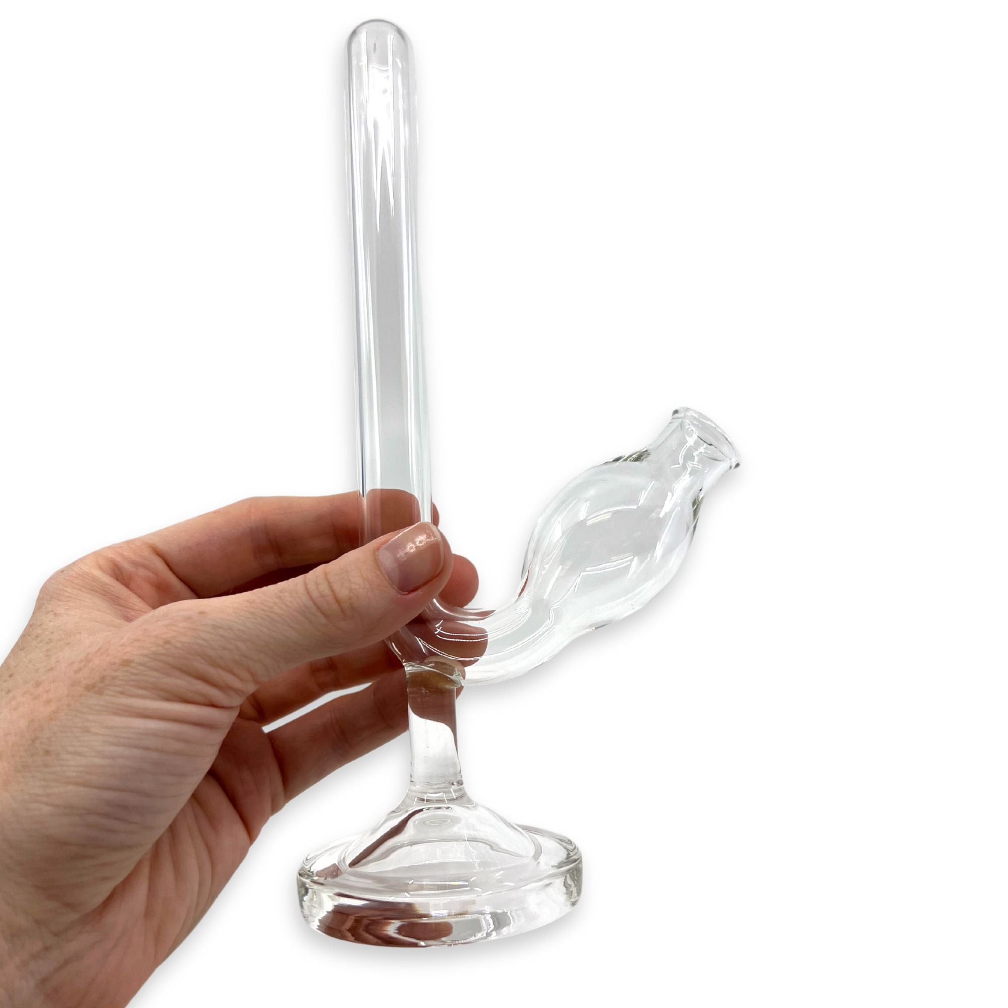 Large Fermentation Tube with Foot, Borosilicate Glass