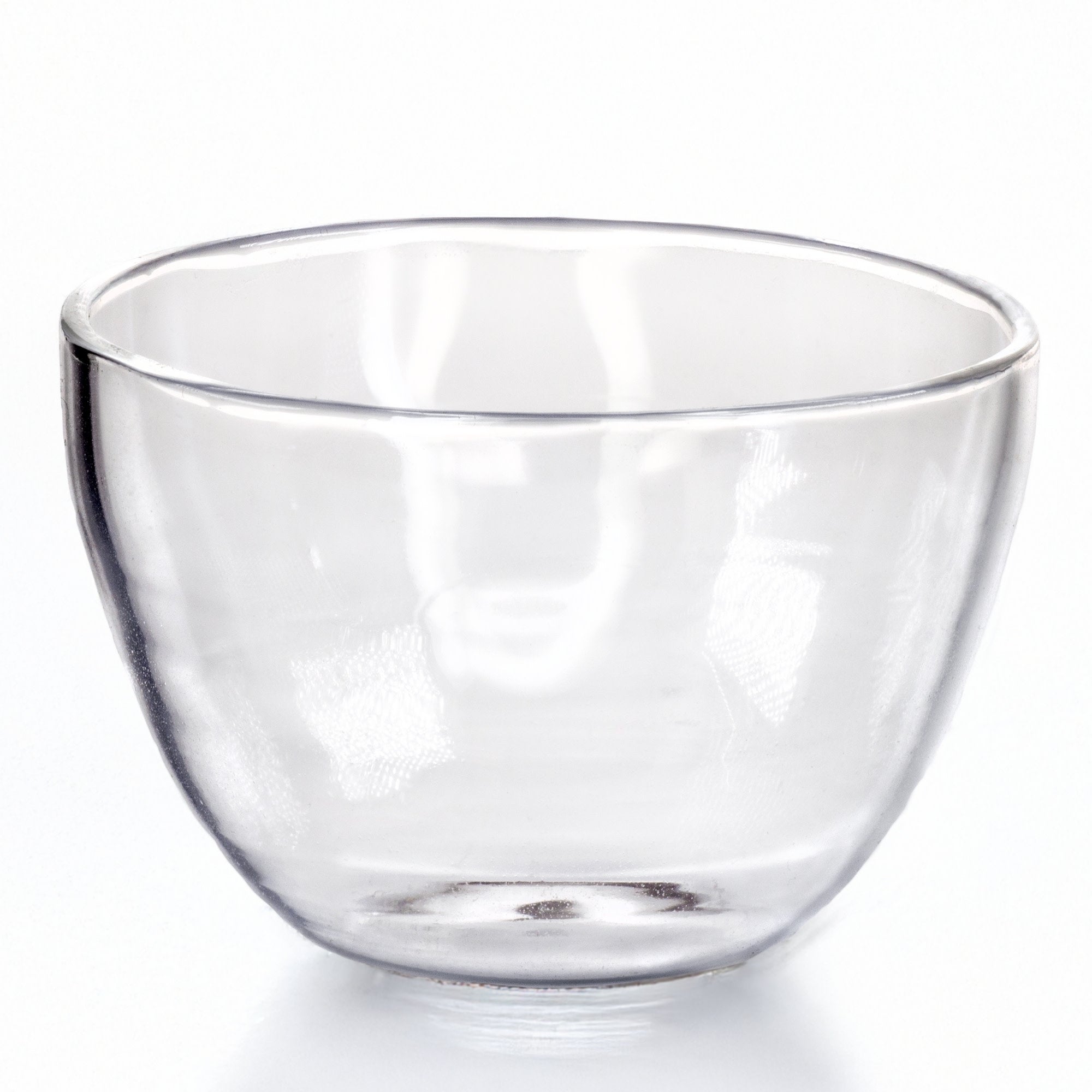 Clear Quartz Crucible for High-Temperature Applications, 150mL, 80 x 54mm