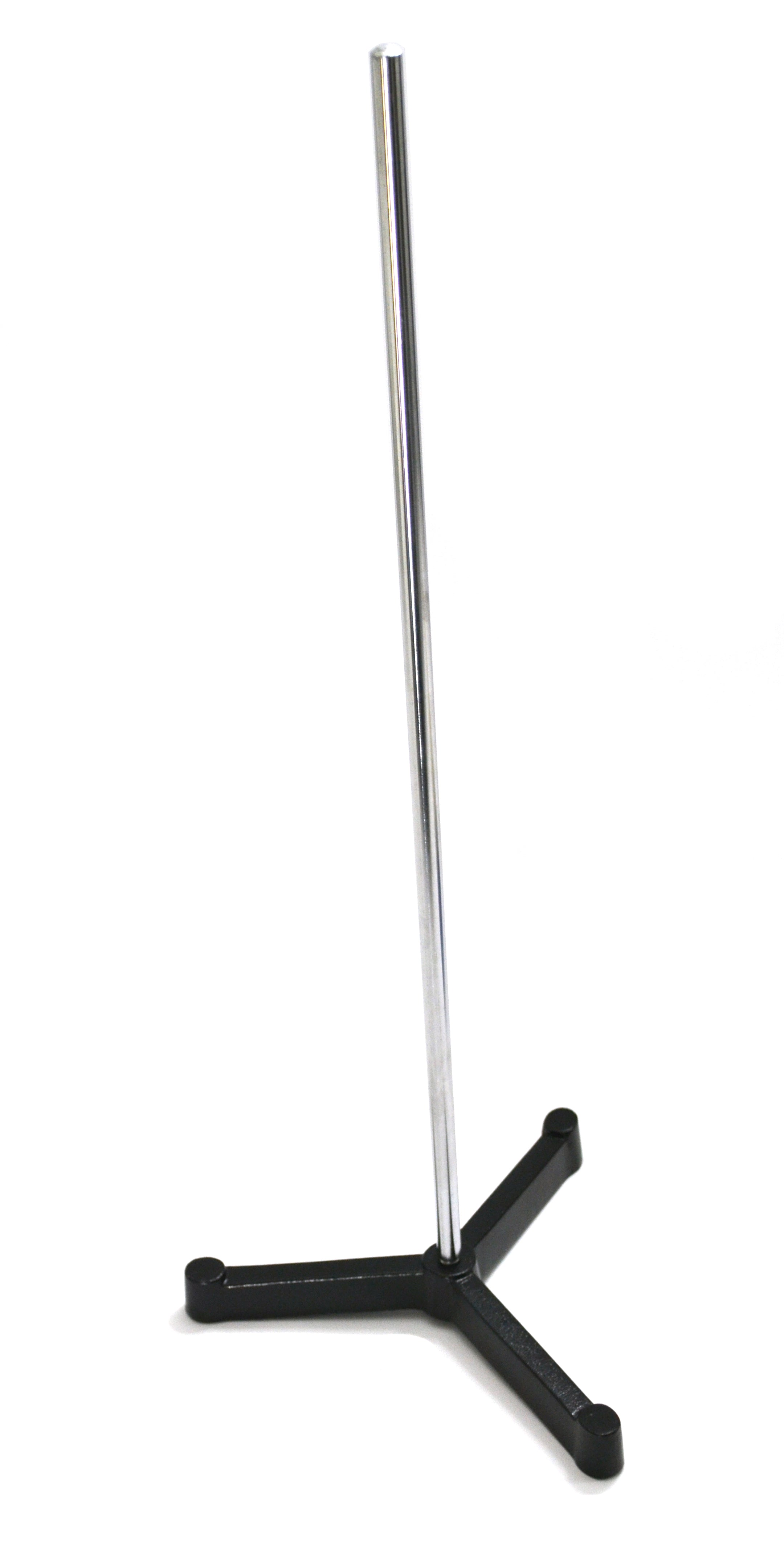 Heavy Duty Triangular Tripod Retort Base and 24" Rod Set, 9 x 9"