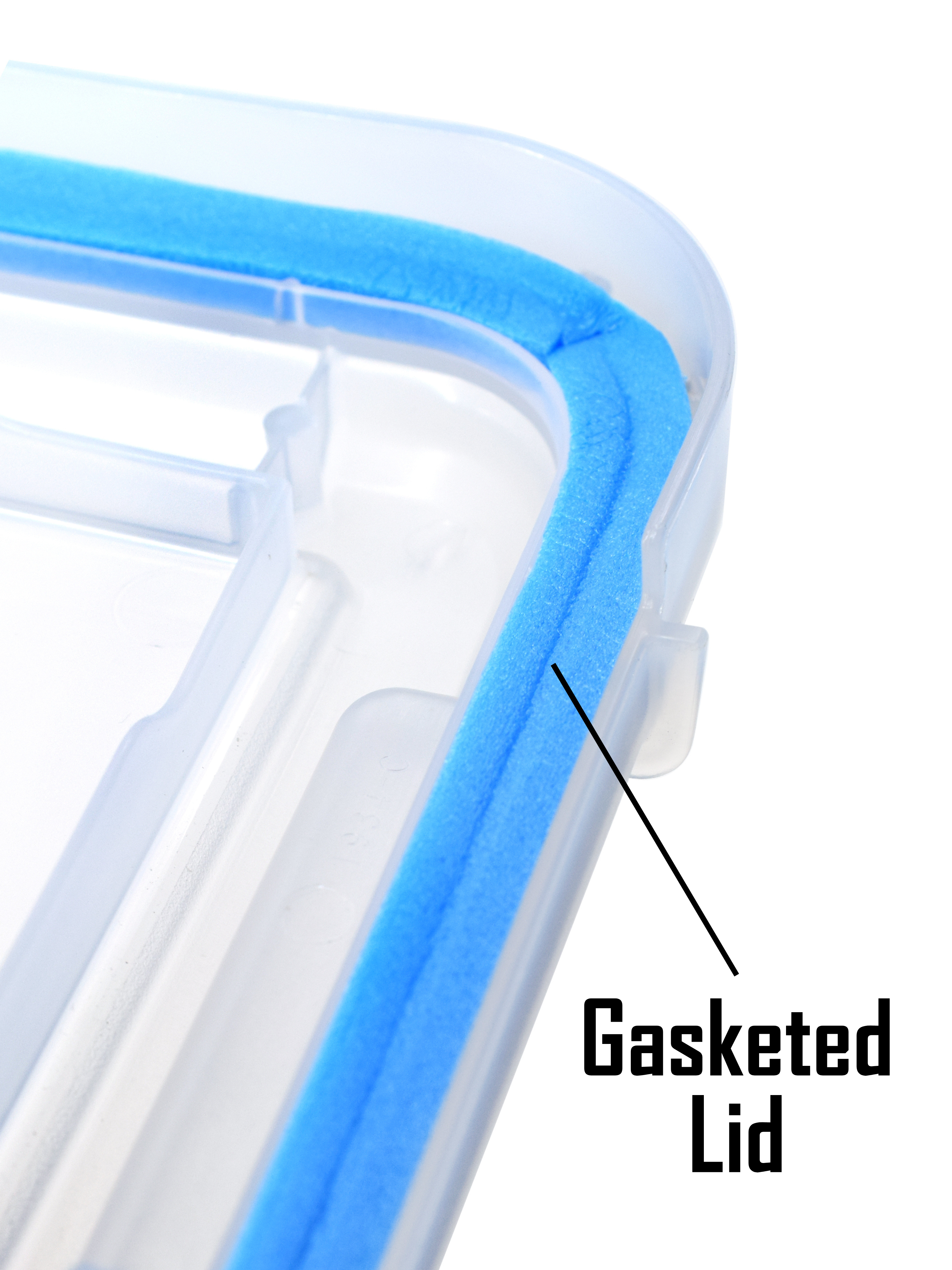 Still Air Box Mushroom Growing Chamber with Gasketed Lid, 22.5 x 16 x 12.75 inch