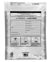 Premium Tamper-Evident Opaque White Security Bags with Pocket, 12 x 16", 100-Pack