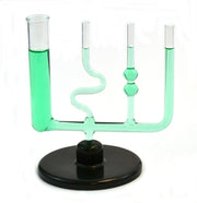 Glass Equilibrium Tubes with Plastic Base, 6.25" Tall
