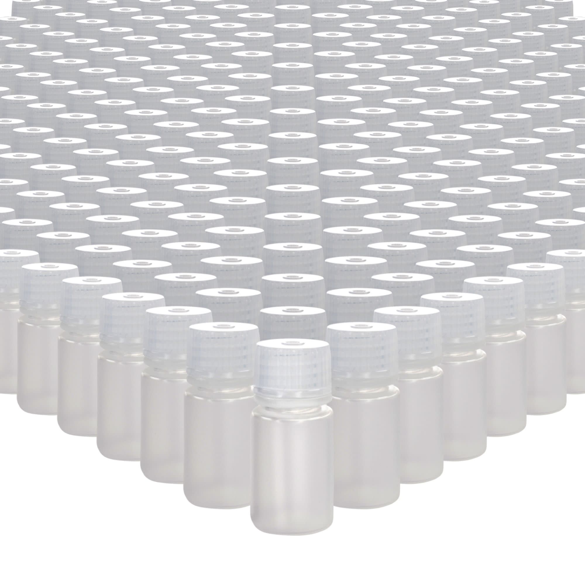 2000-Bulk Pack Autoclavable Narrow Mouth Polypropylene Reagent Bottles, 15mL, 0-135°C