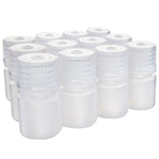 12-Pack Translucent Narrow Mouth LDPE Reagent Bottles with PP Caps, 8mL, -100 to 80°C
