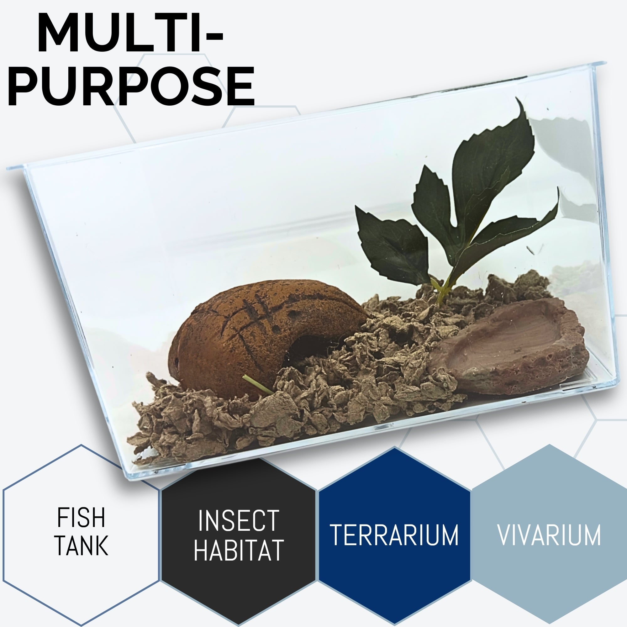 Polycarbonate Aquarium Tank, 1.75 Gallon