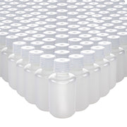 1000-Bulk Pack Translucent Narrow Mouth HDPE Reagent Bottles with PP Caps, 60mL, -100 to 120°C