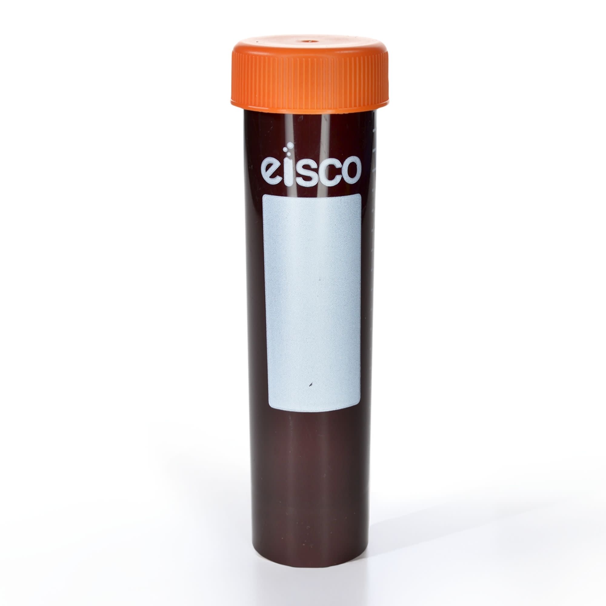 25-Pack Non-Sterile Self-Standing Amber Polypropylene Centrifuge Tubes with Flat Cap, 50mL