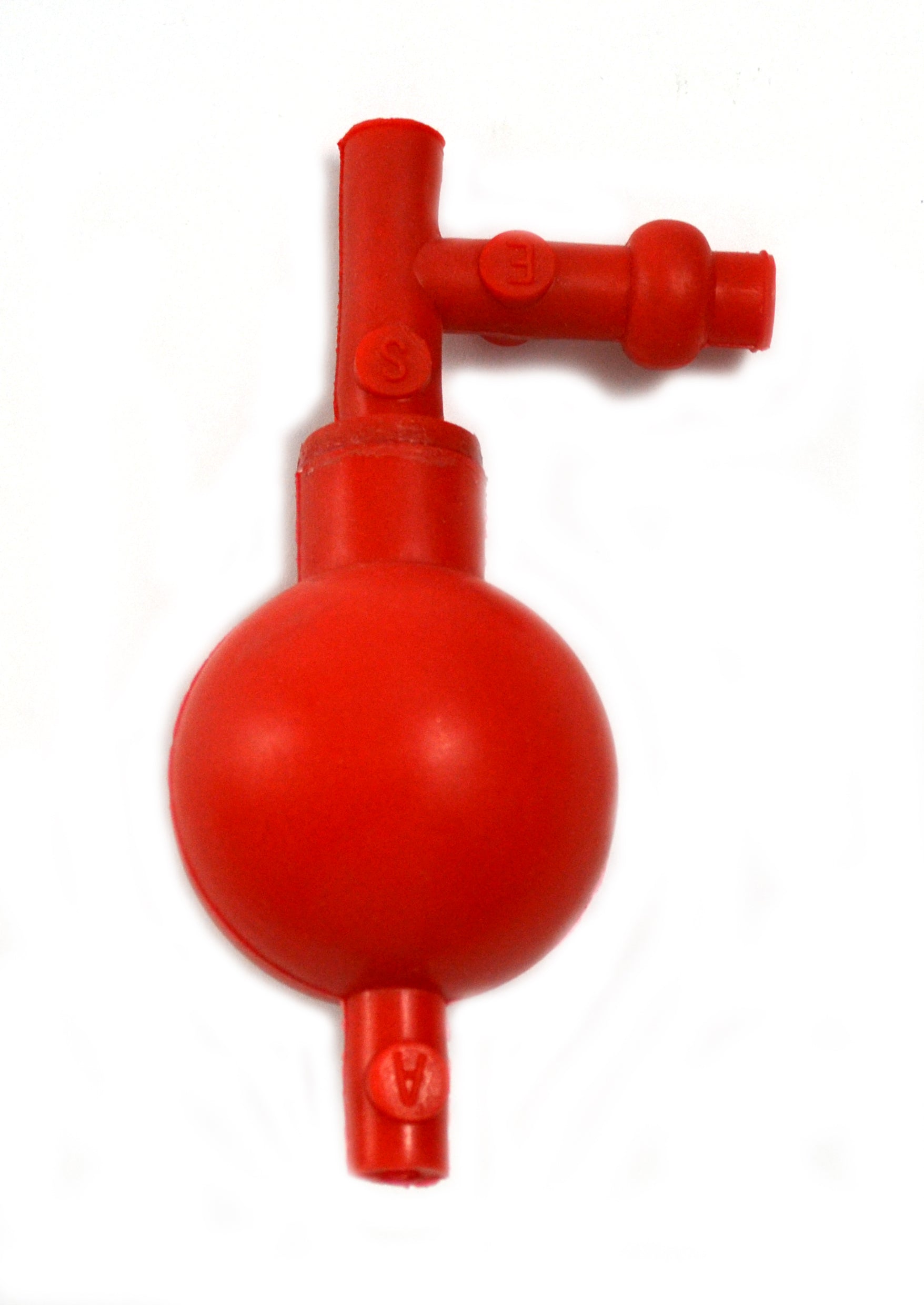 Silicon Bulb Pipette Filler with 3 Pinch Valves, 54mm