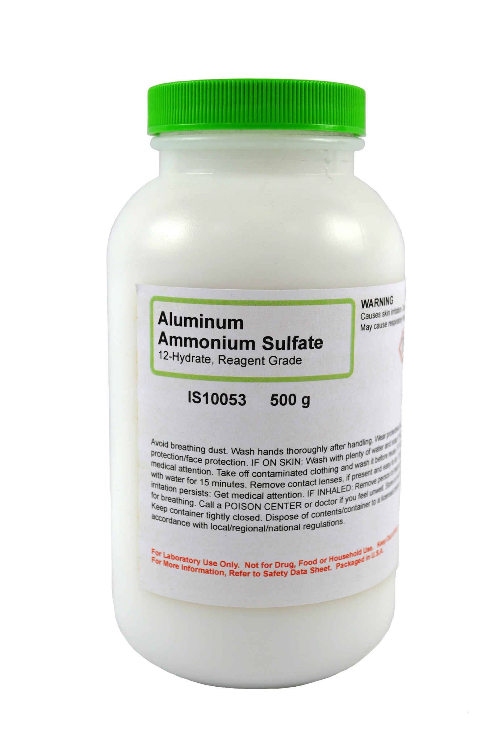 Reagent Grade Aluminum Ammonium Sulfate 12-Hydrate, 500g