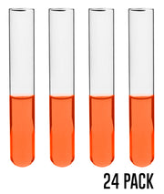 24-Pack Rimless Thick-Wall Test Tubes with Fire-Polished Ends, 50mL, 5.9 x 1 inch, Borosilicate 3.3 Glass