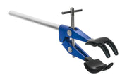 4-Prong Vinyl-Coated Clamp on Stainless Steel Rod, 4.1" Max
