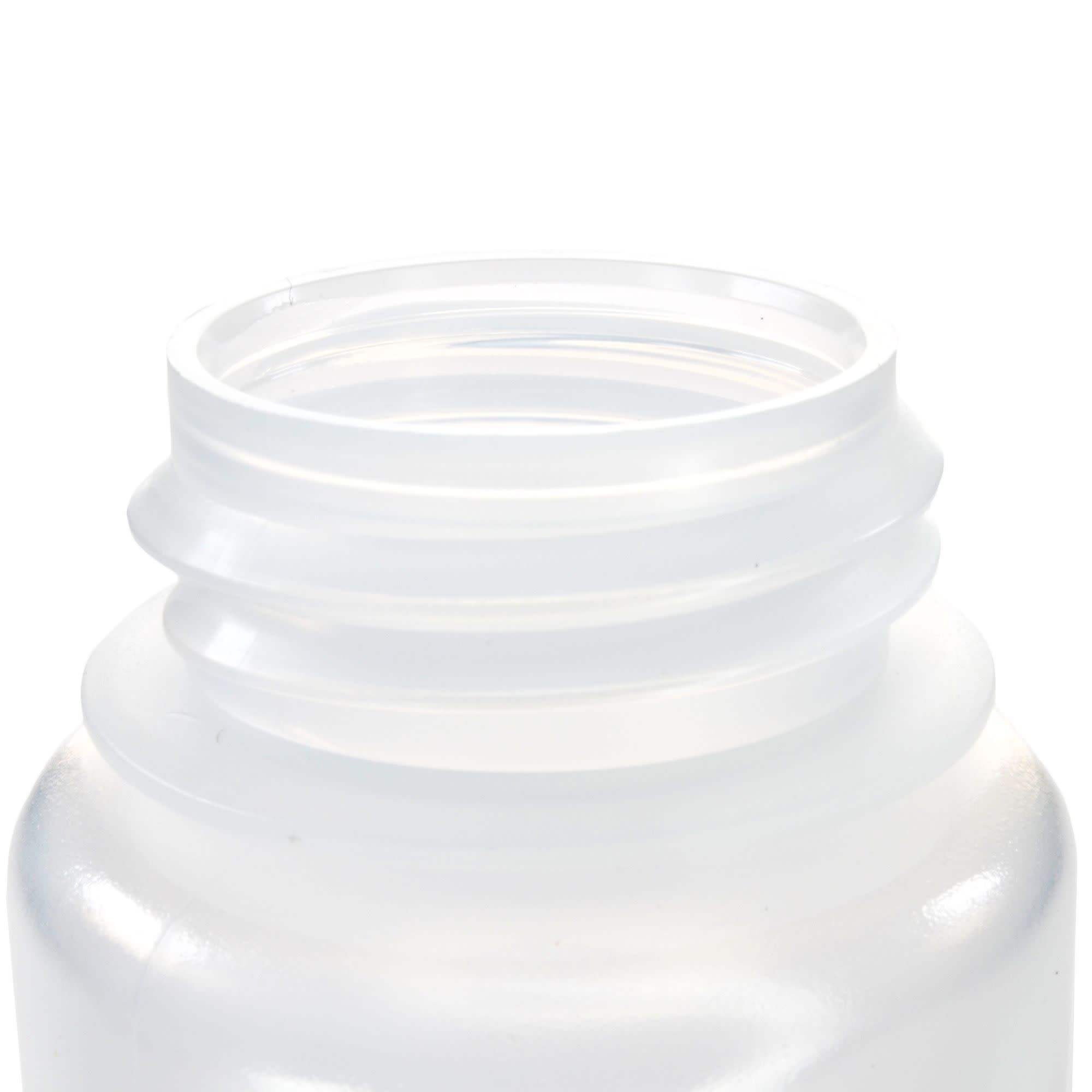 500-Bulk Pack Autoclavable Wide Mouth Polypropylene Reagent Bottles, 125mL, 0-135°C