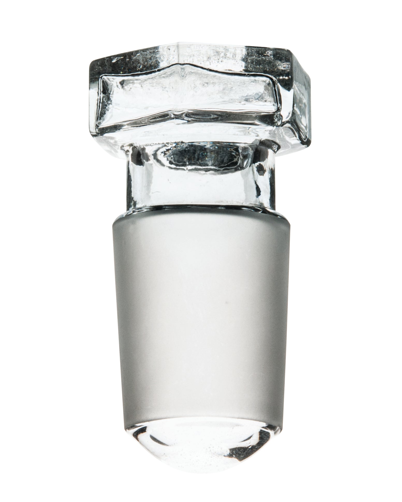 Hexagonal Hollow Stopper with Round End, 24/29, Borosilicate Glass