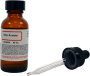 Laboratory Grade Ethyl Acetate with Dropper, 30mL