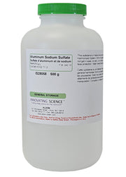 Laboratory Grade Anhydrous Aluminum Sodium Sulfate, 500g