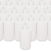 250-Bulk Pack Translucent Narrow Mouth HDPE Reagent Bottles with PP Caps, 250mL, -100 to 120°C