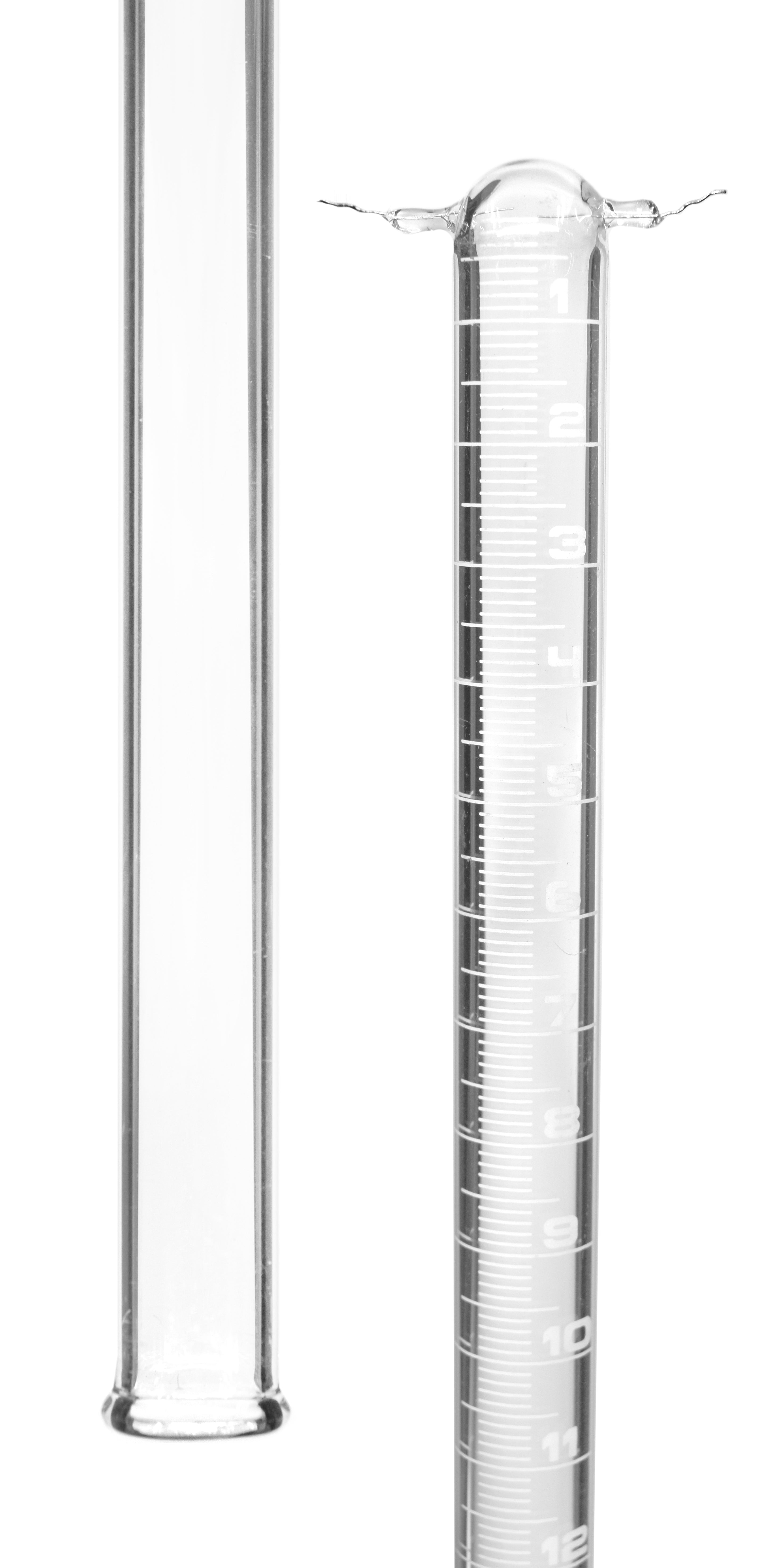 Borosilicate Glass Eudiometer Tube, 100mL, with Platinum Electrodes