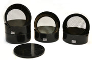 8-Piece Plastic Sieve Set with Stainless Steel Mesh