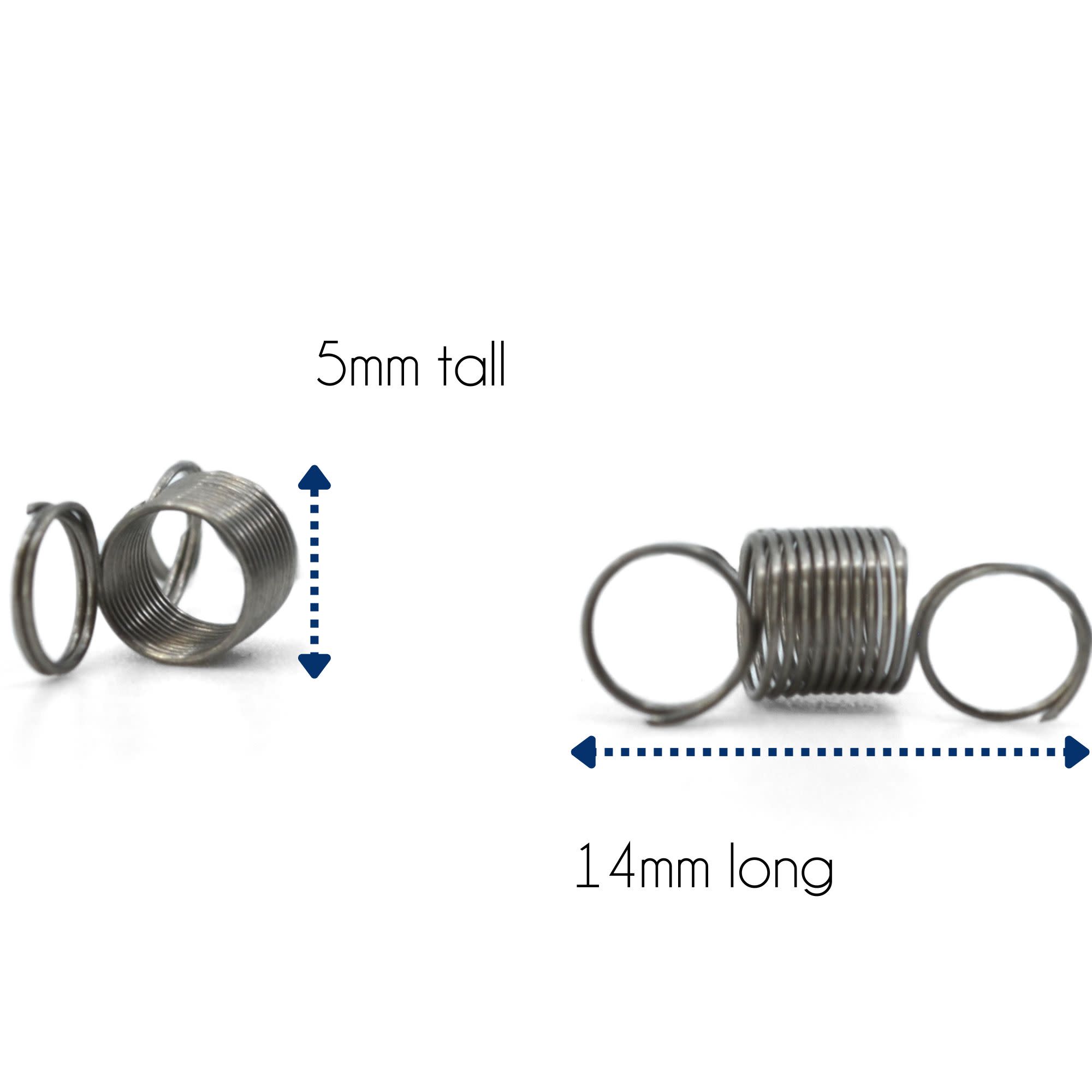 Replacement Stainless Steel Resistor Springs for Calorimeter, 5-Pack