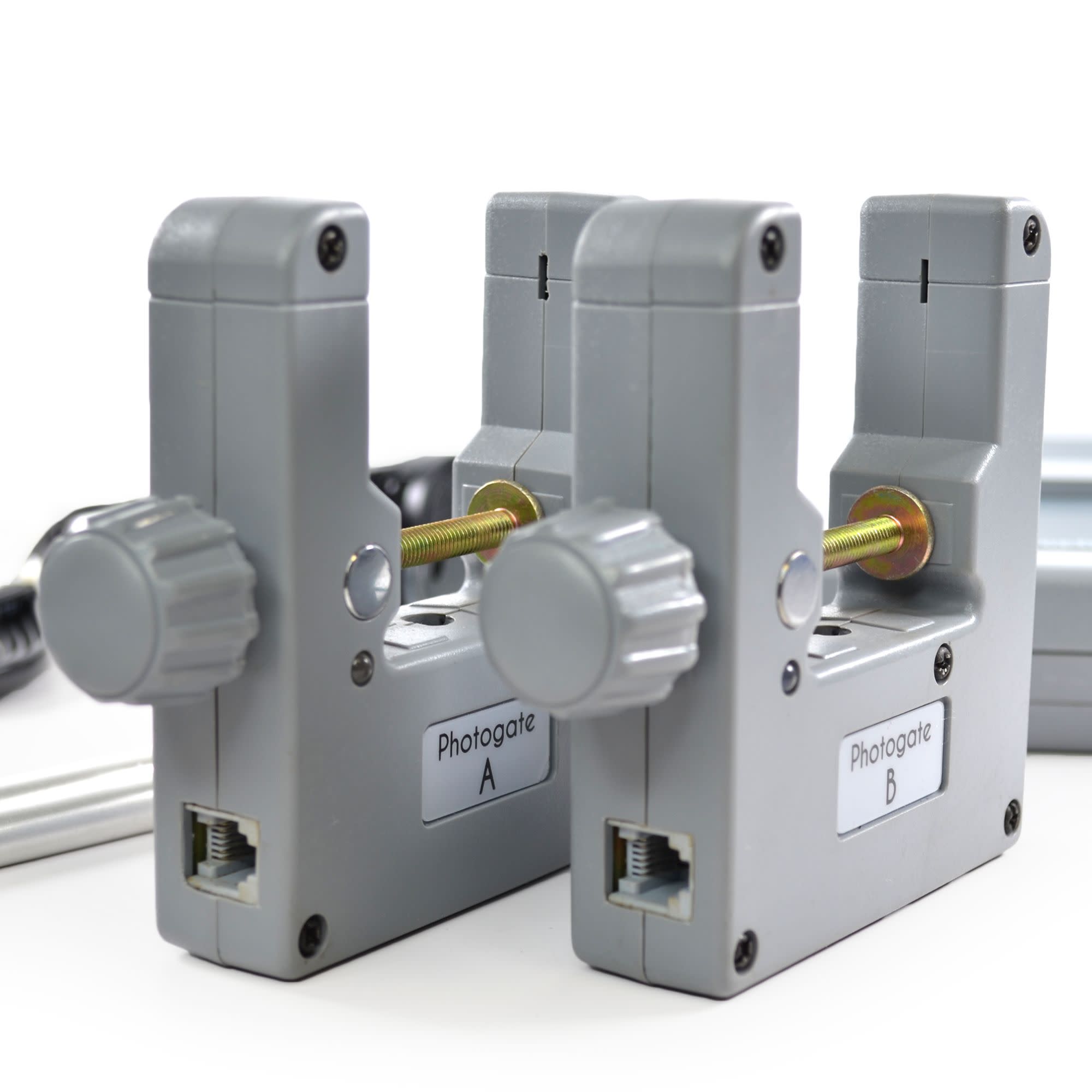 Photogate Timer with 5 Timing Modes, Pair of Photogates and Mounting Rods