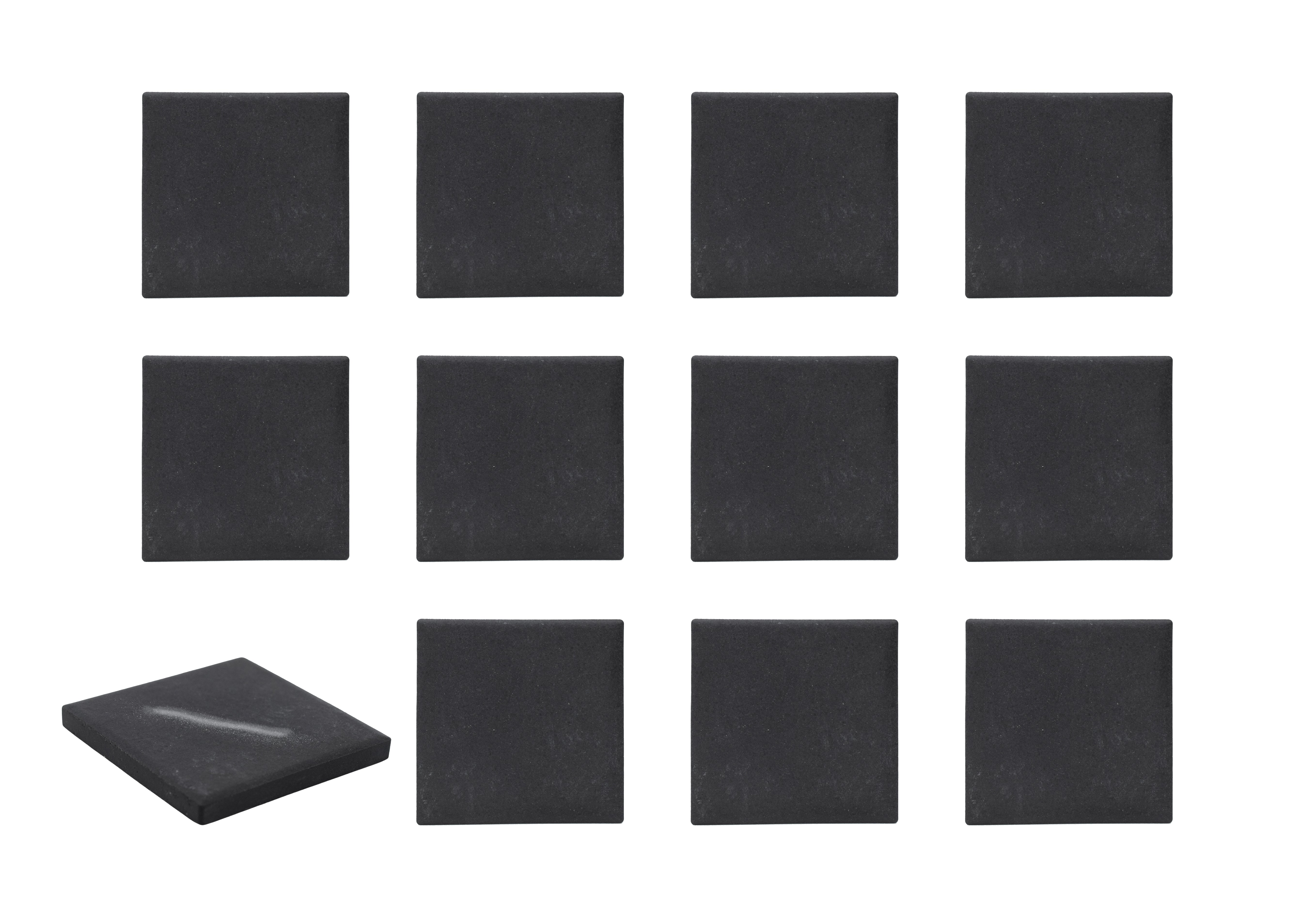 Unglazed Porcelain Streak Plate, 12-Pack