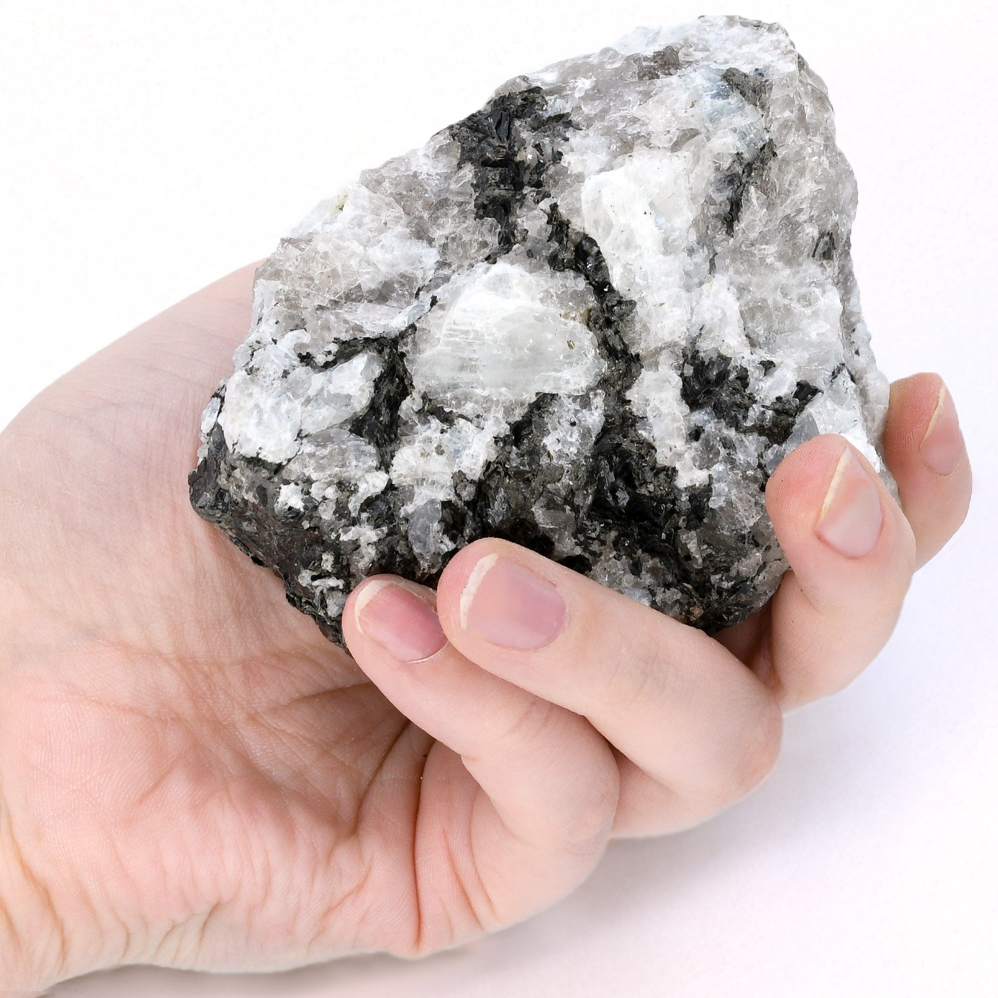 Raw Oligoclase Mineral Hand Sample, Approx 3 inch