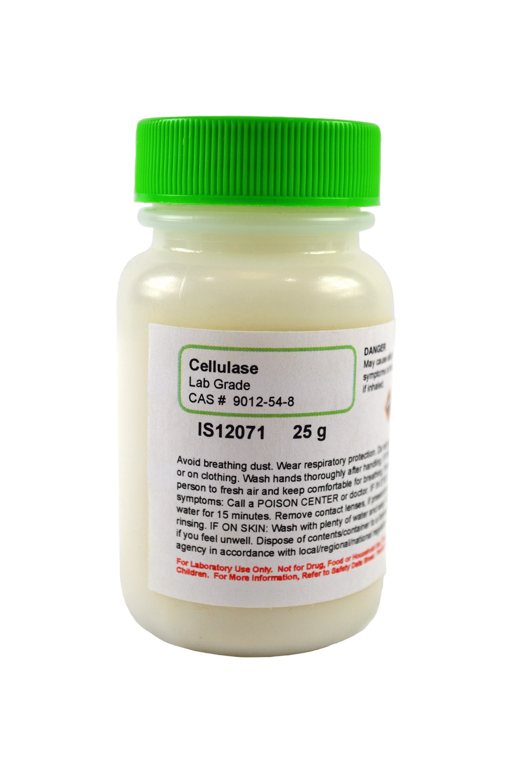 Laboratory Grade Cellulase Enzyme, 25g
