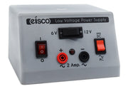 Low Voltage AC/DC Switchable Power Supply, 6V/12V 2A, with Banana Plugs
