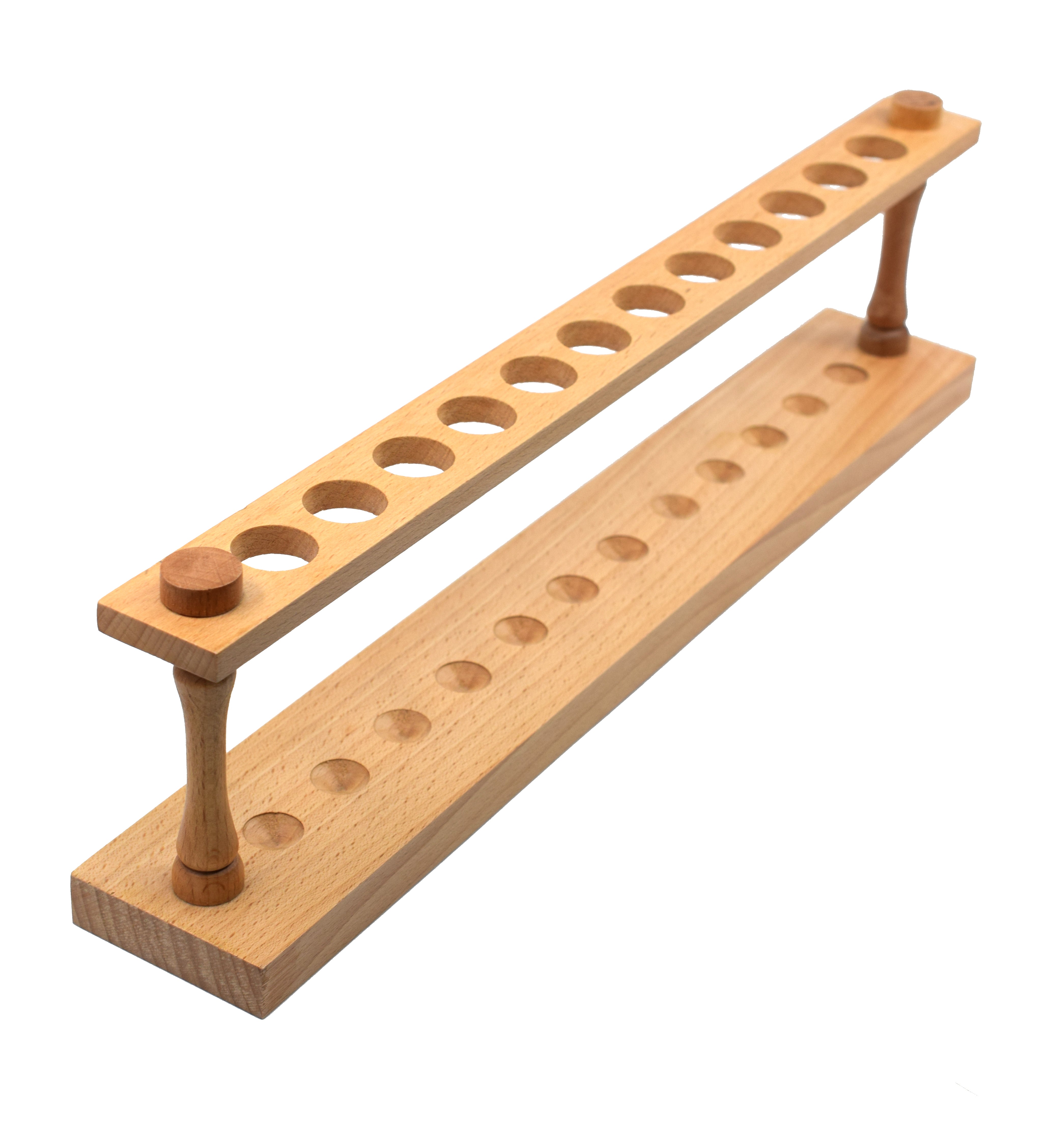 Hardwood Test Tube Rack for 12 Tubes, 22mm