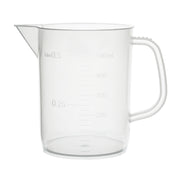 Short Form Euro Design Autoclavable Polypropylene Measuring Pitcher, 500mL