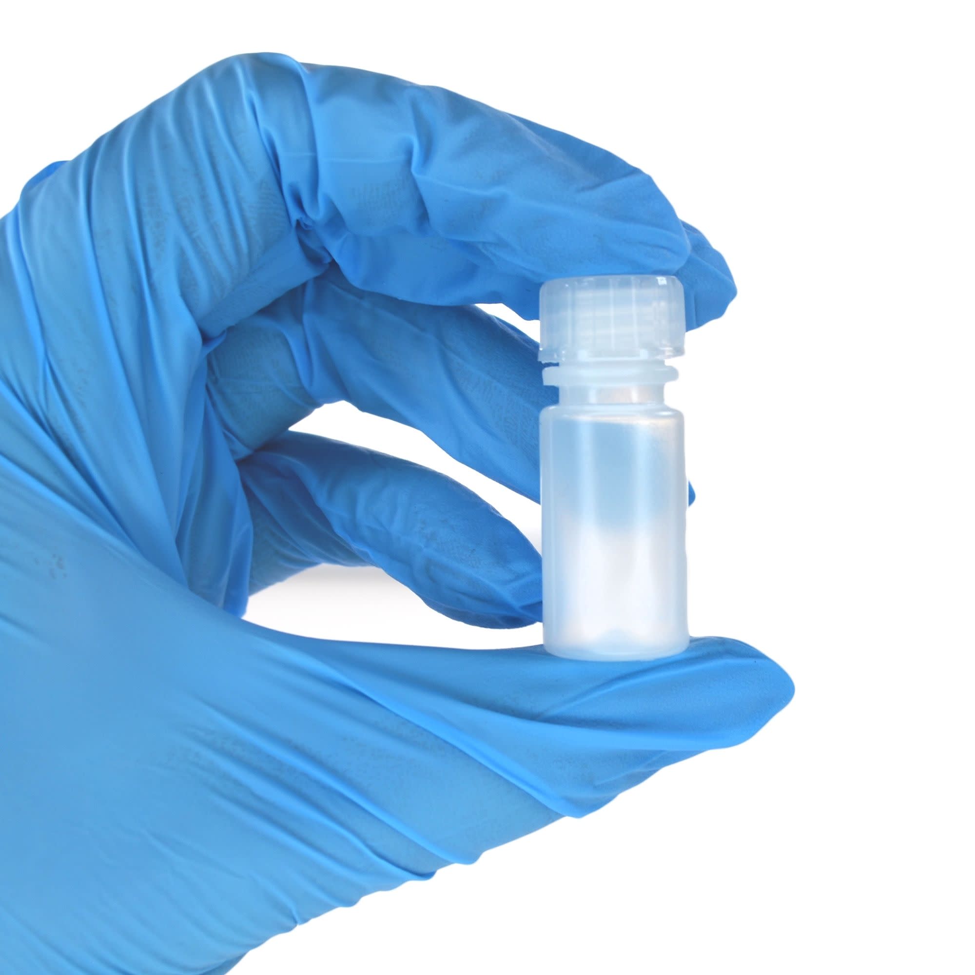 12-Pack Translucent Narrow Mouth LDPE Reagent Bottles with PP Caps, 4mL, -100 to 80°C