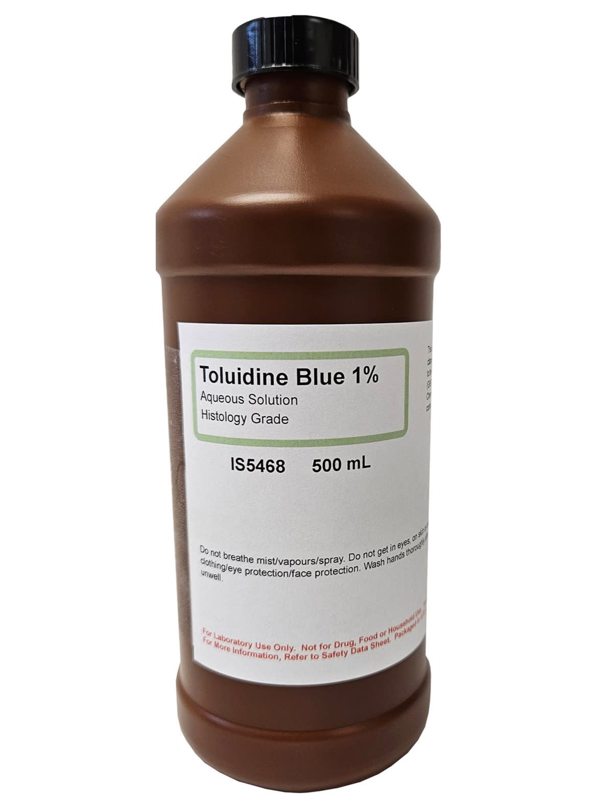 Toluidine Blue O, 1% AQ, 500ml ?Çô Histology Grade for Staining Tissues in Microscopy and Histological Studies