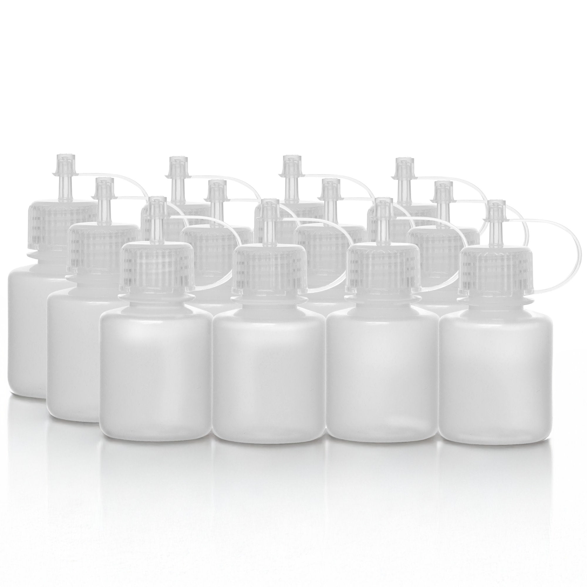 LDPE Dropping Bottle with Dropper Nozzle, 12-Pack