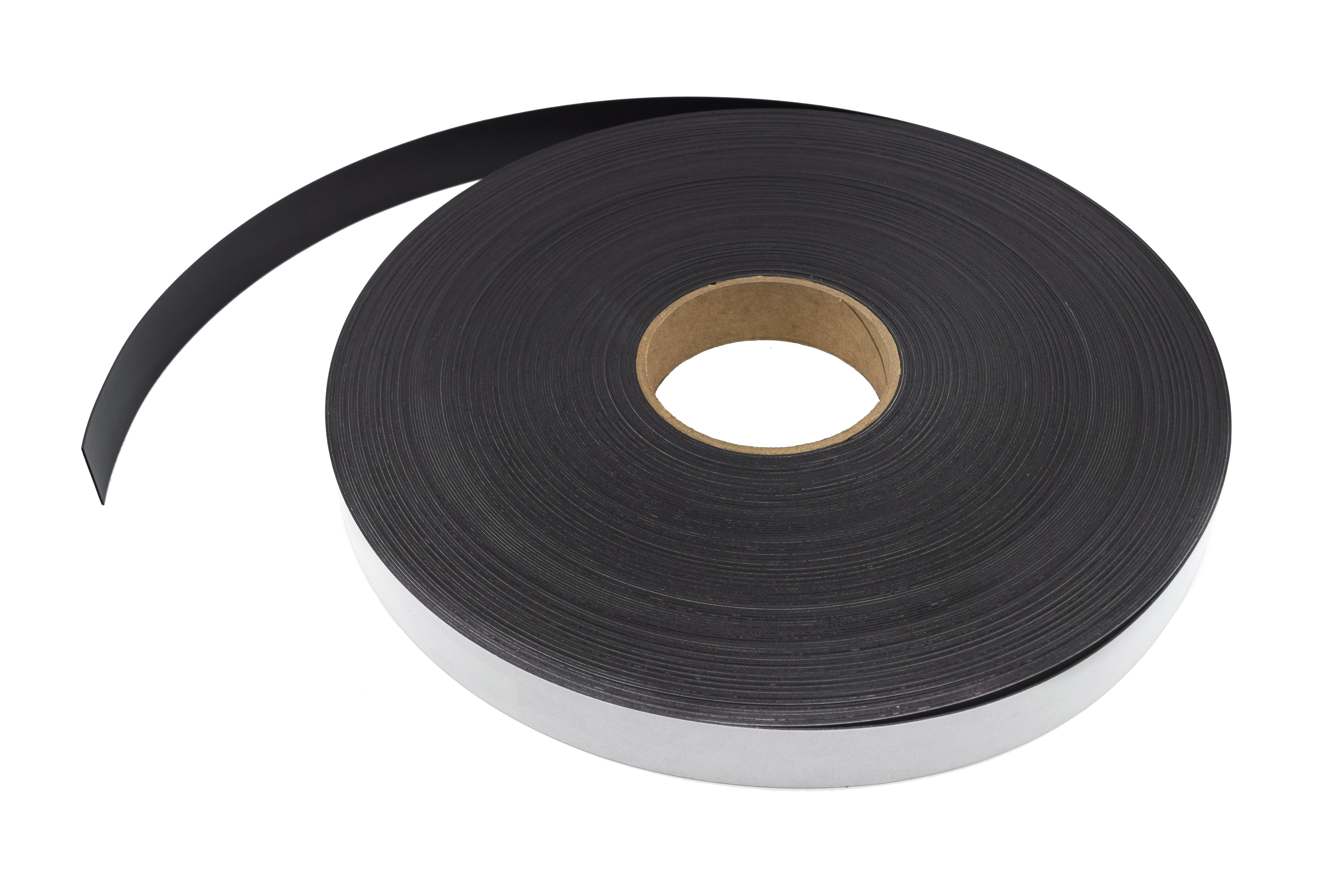 Flexible Adhesive Rubber Magnetic Tape, 1" Wide