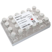 Square Sterile PETG Media Bottle with HDPE Cap, Leak-Proof, 24-Pack