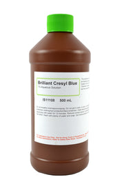 Brilliant Cresyl Blue Staining Reagent Solution, 1%, 500mL
