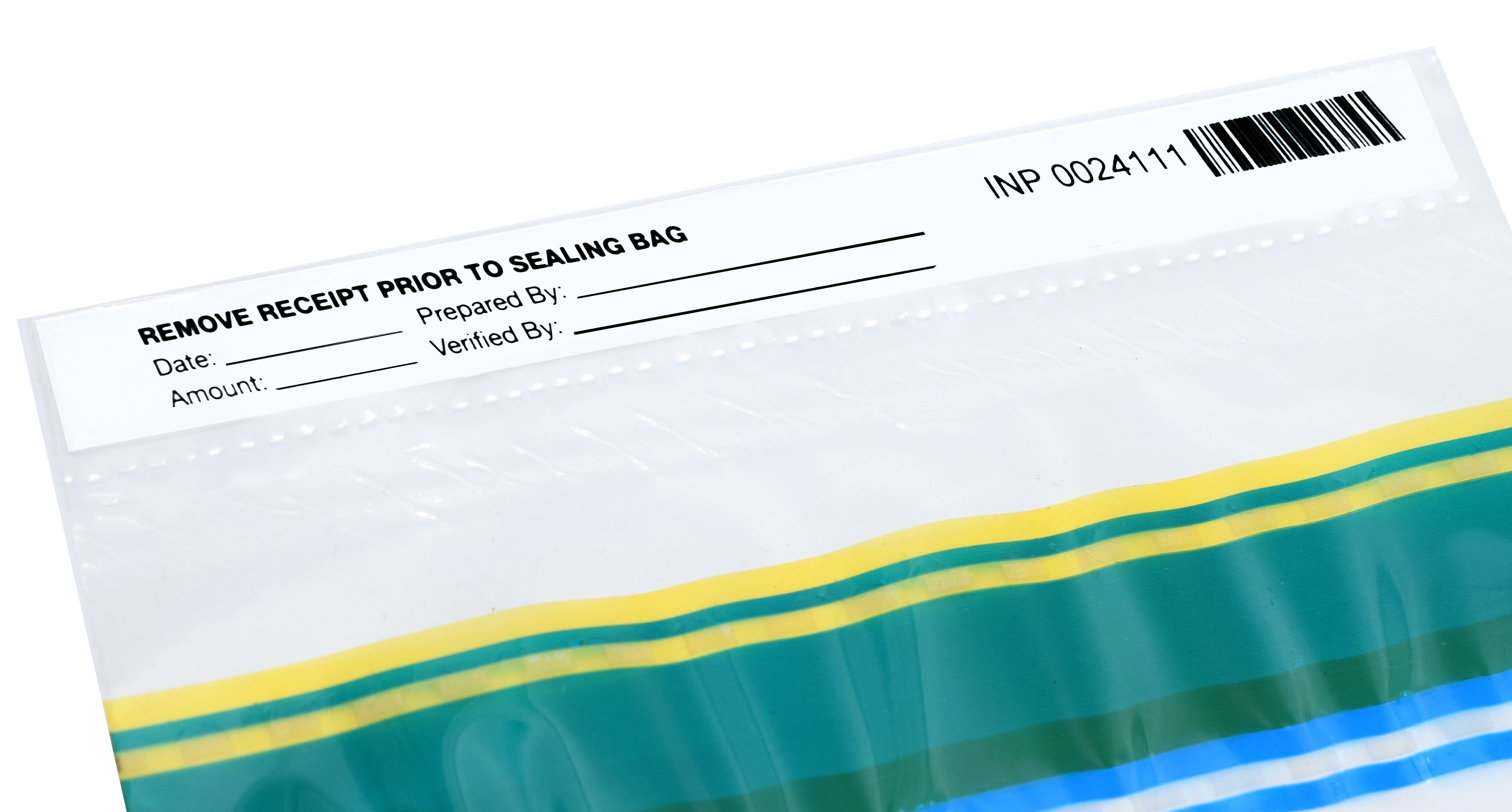 Premium Tamper-Evident Evidence Bags, 6 x 9", 100-Pack