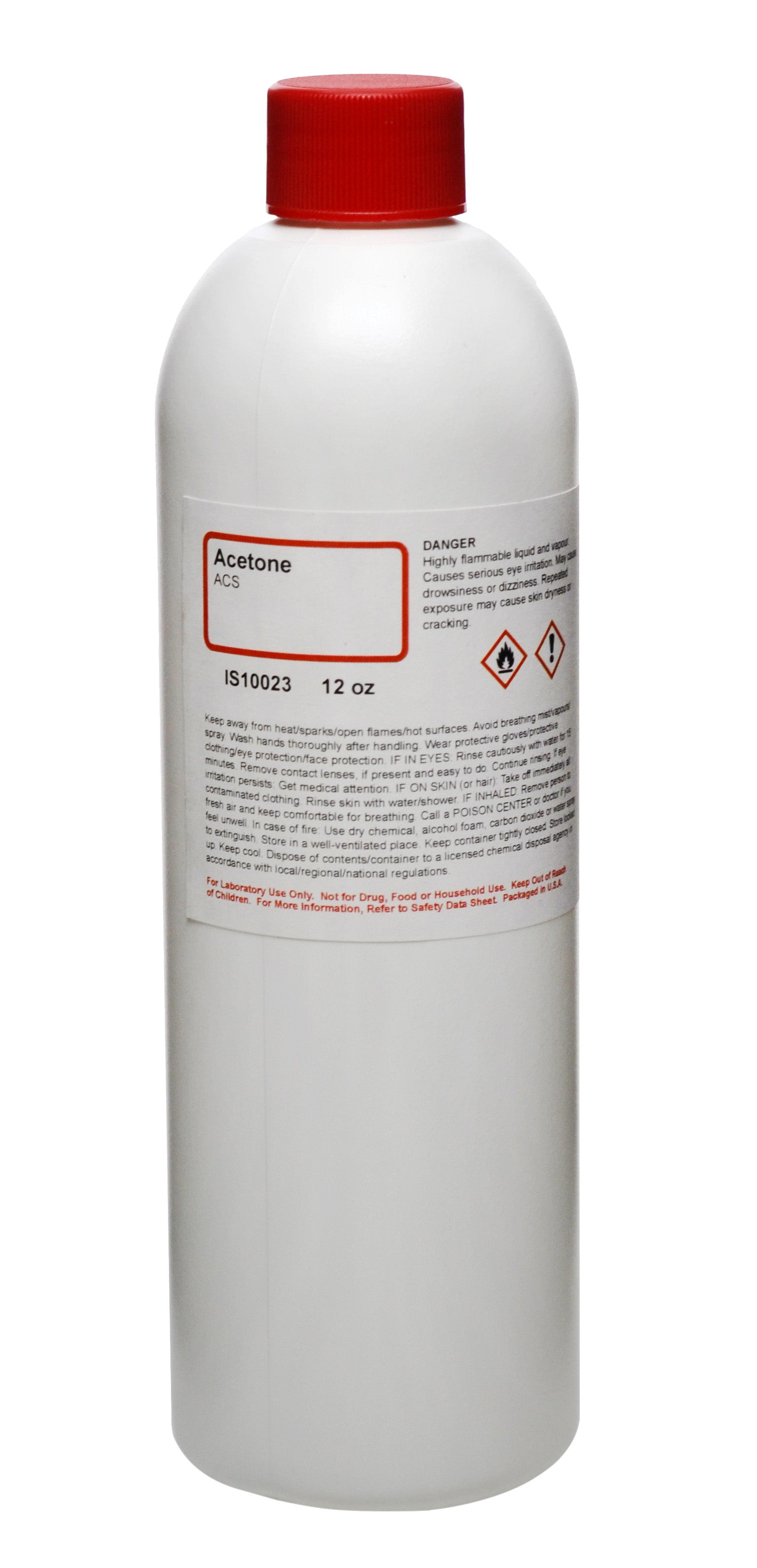 Anhydrous Acetone, 12oz, ACS Grade