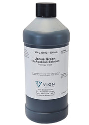 1% Janus Green B Mitochondria Visualization Stain Solution, 500mL
