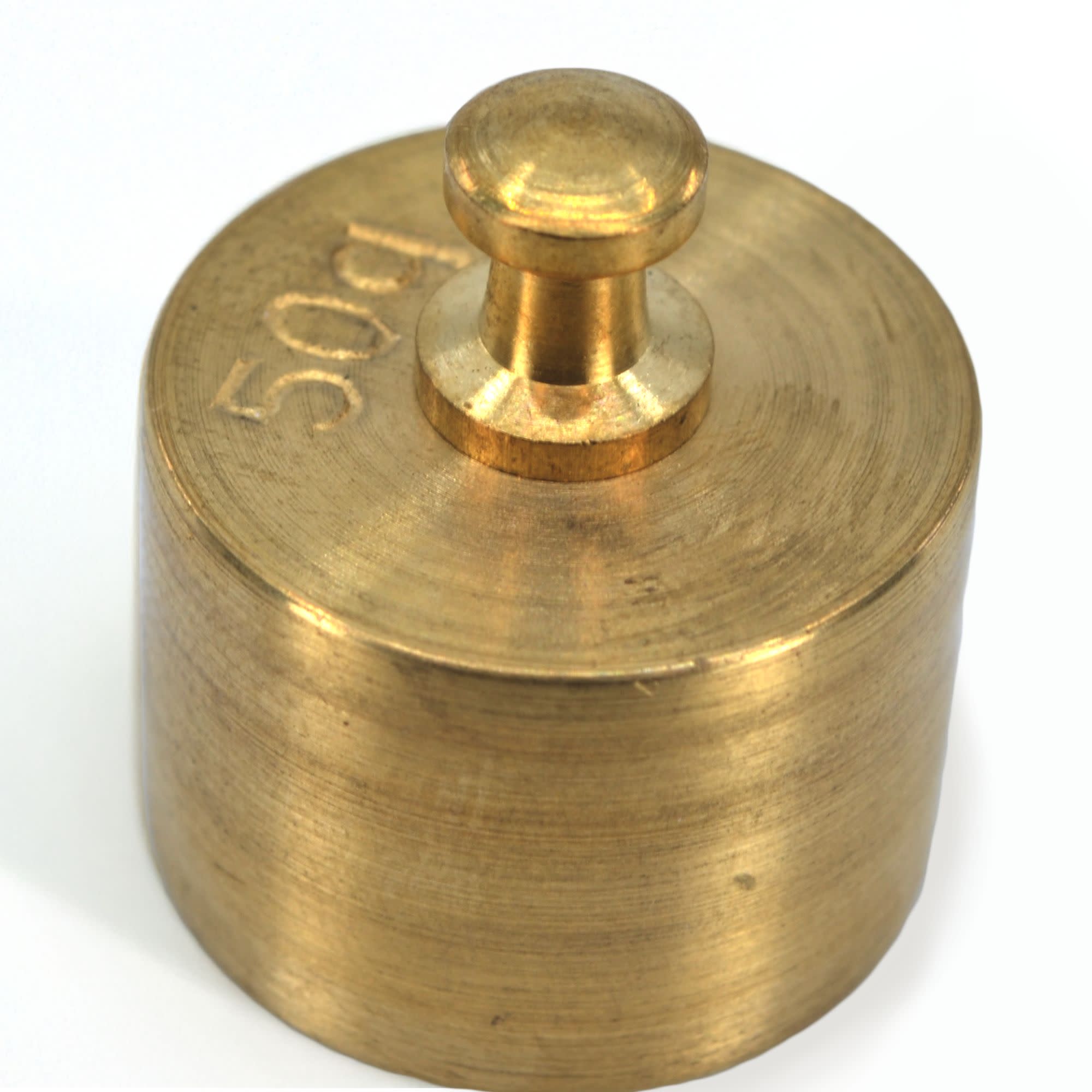 Brass Mass Set for Balances (50g, 20g, 10g, 5g, 2g, 1g)