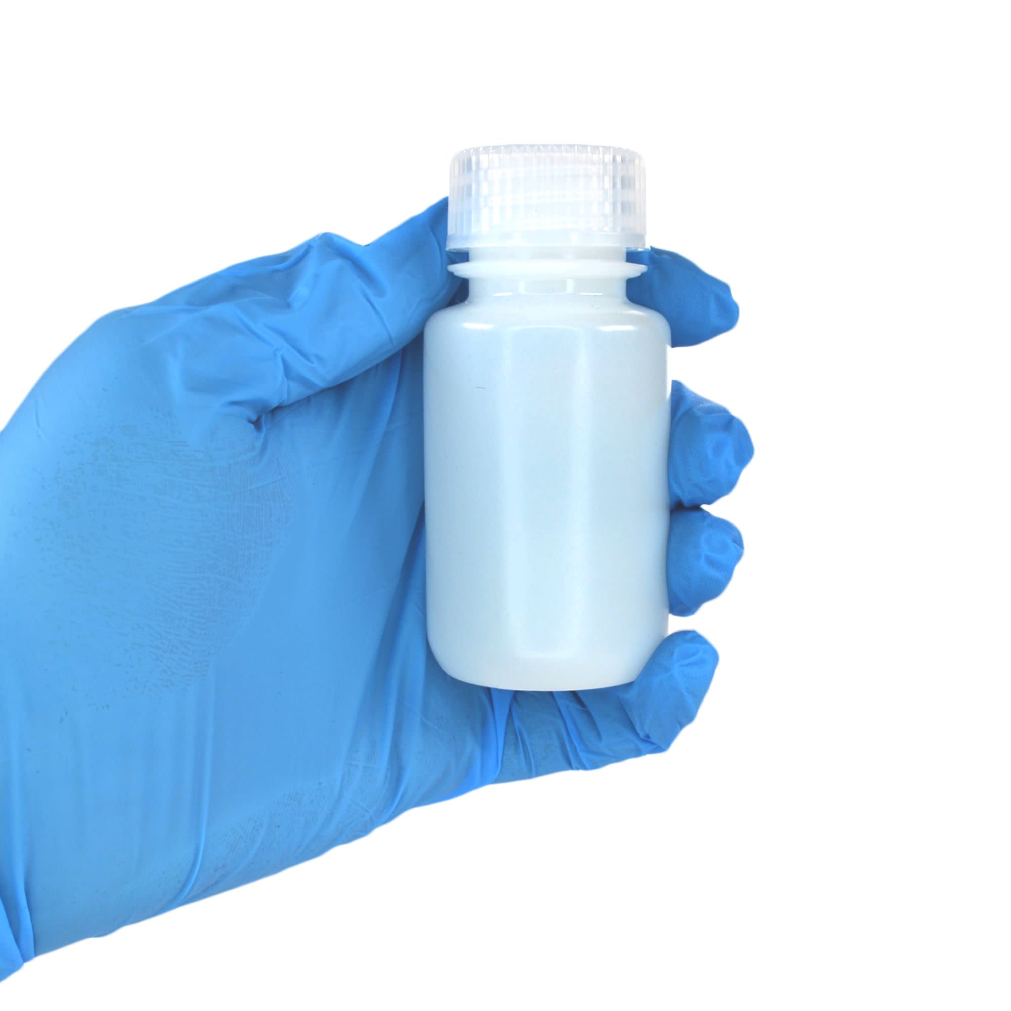12-Pack Translucent Wide Mouth HDPE Reagent Bottles with PP Caps, 60mL, -100 to 120°C