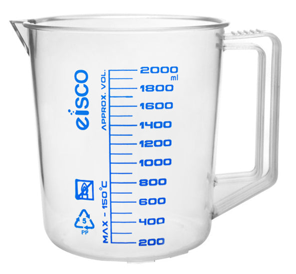 Polypropylene Measuring Jug with Screen Printed Graduations