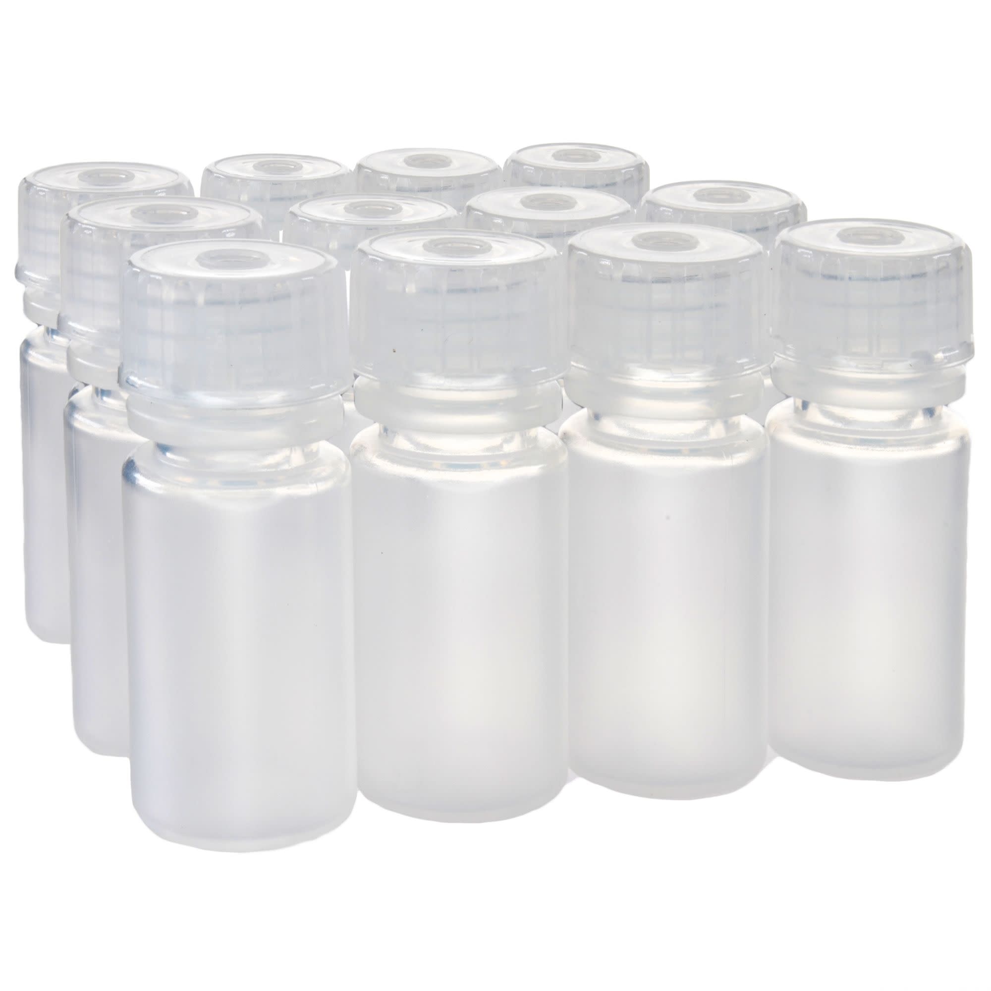 Narrow Mouth Polypropylene Reagent Bottle, Autoclavable Leak-Proof, 12-Pack