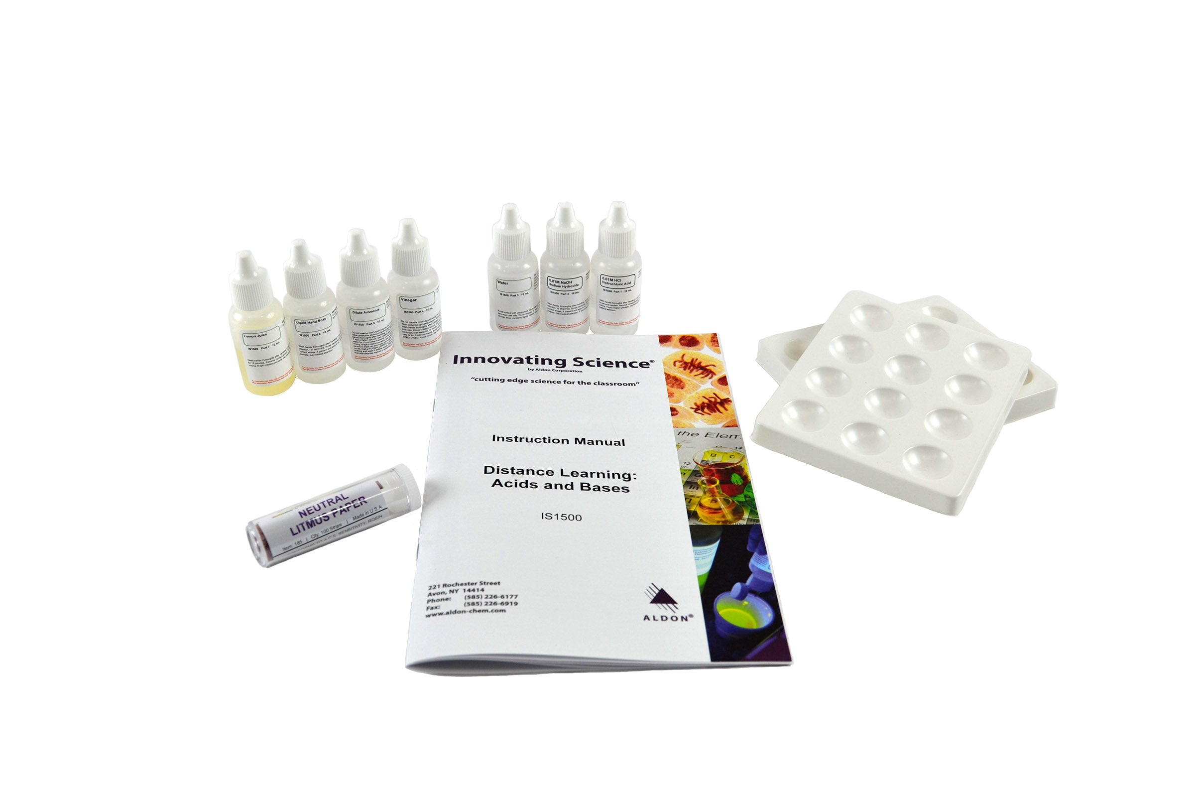 Acids and Bases with Litmus Paper Distance Learning Kit