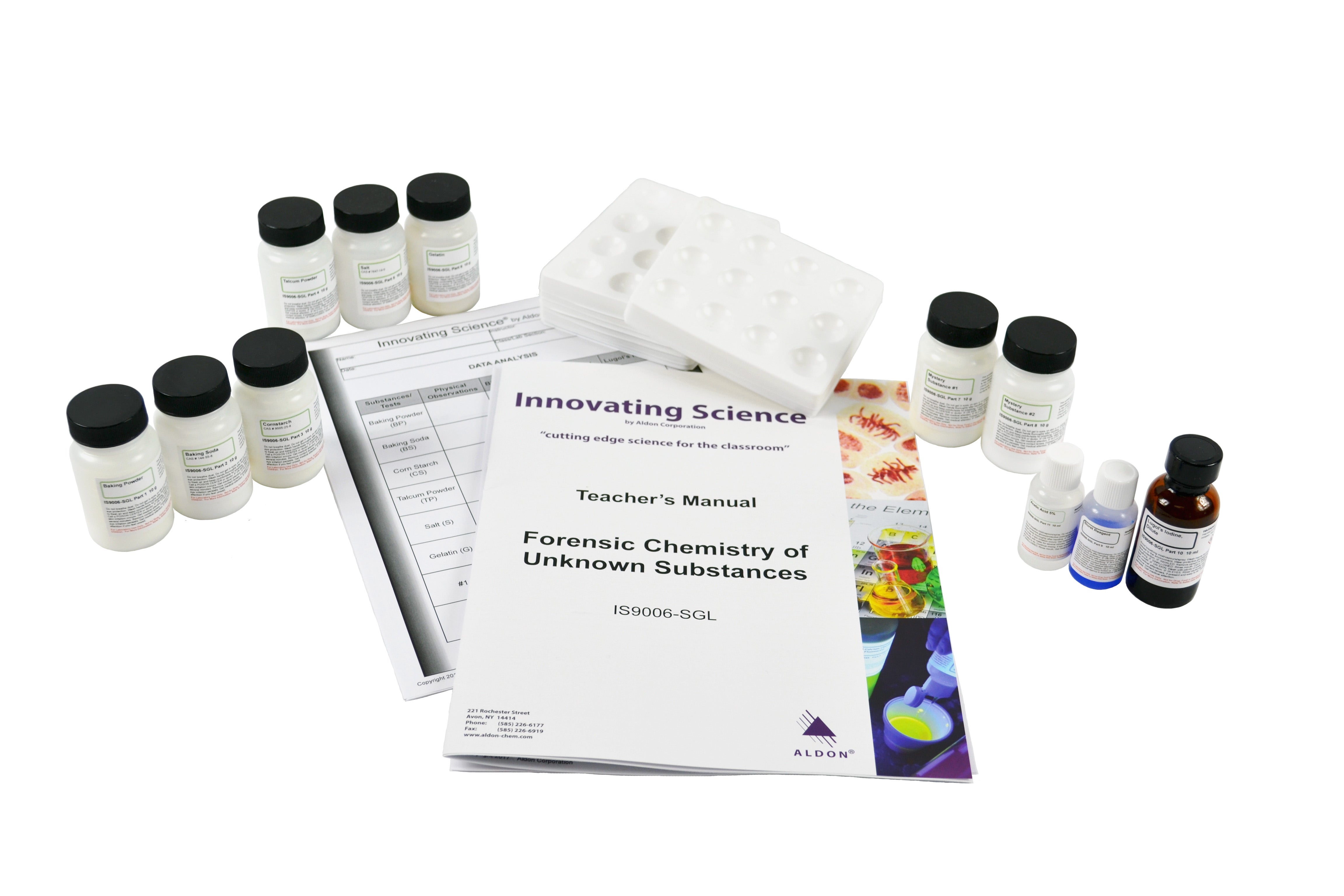 Forensic Chemistry of Unknown Substances Small Group Learning Kit